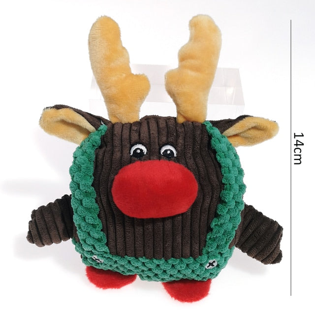 Corduroy Squeaky Chew Toy