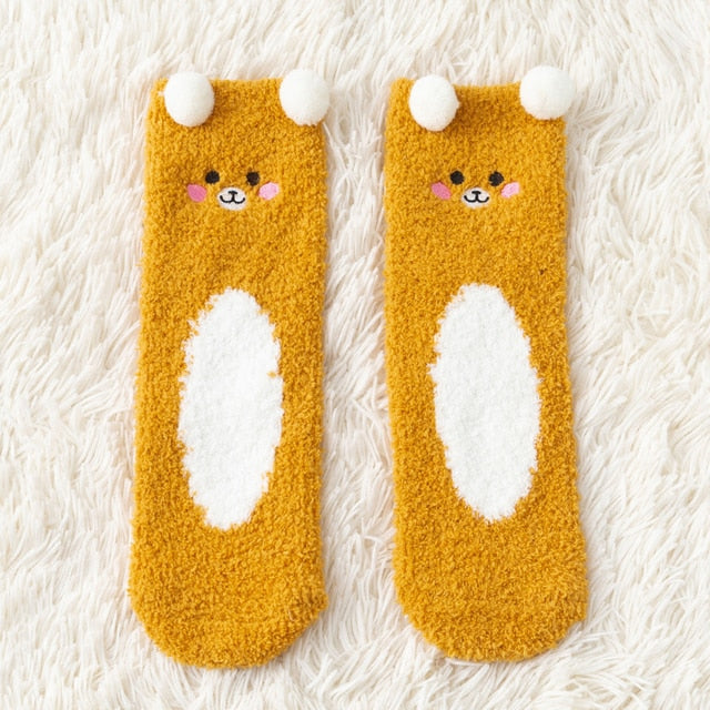Women's Fuzzy Fleece Socks
