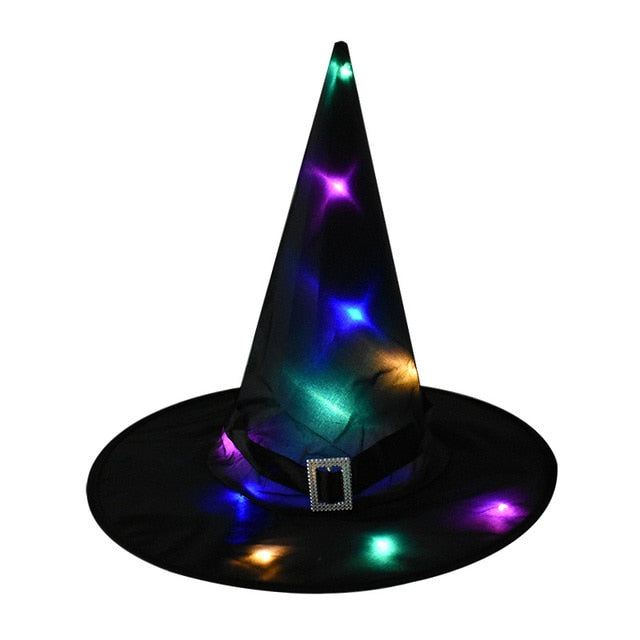 Witch Hat Decoration with LED Light