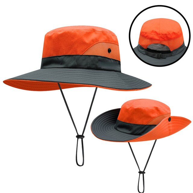 Wide Brim Summer Sun Hat with UV Protection