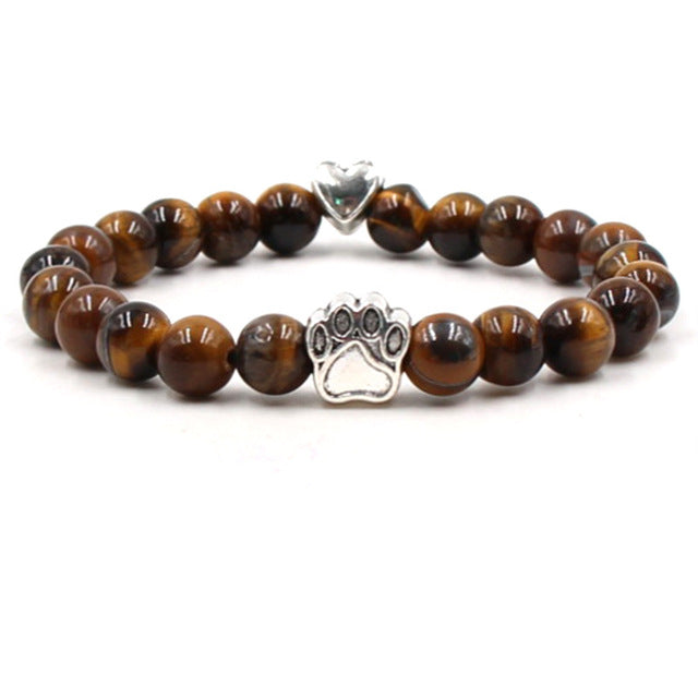 Footprint Stone Bracelets