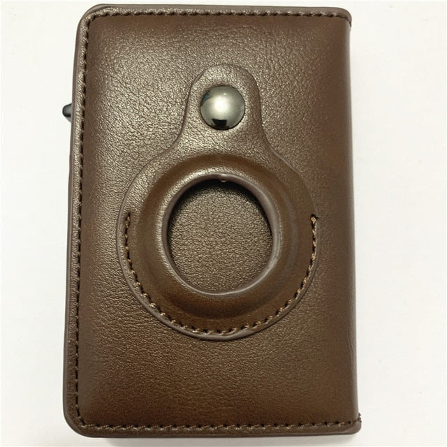 Magnetic Closure Wallet with AirTag Holder