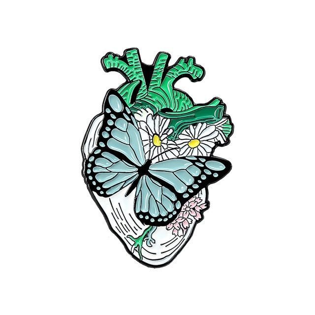 Enamel Heart Pin