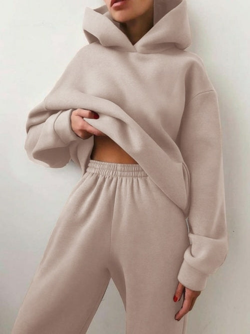 Essential Winter Hoodie Sweatsuit Set