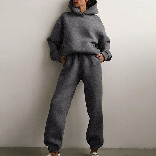 Essential Winter Hoodie Sweatsuit Set