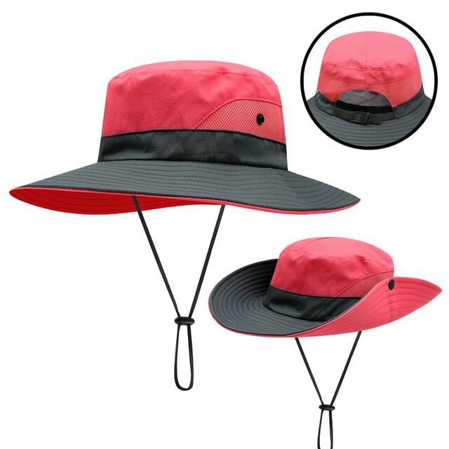 Wide Brim Summer Sun Hat with UV Protection