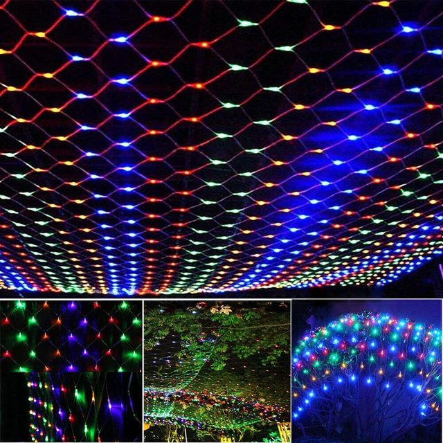 Solar Fairy Lights Net Mesh