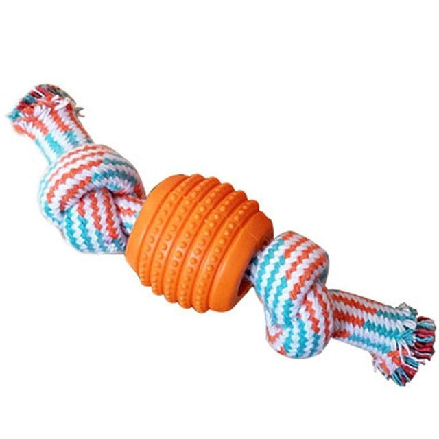 Ball and Rope Toy for Pets