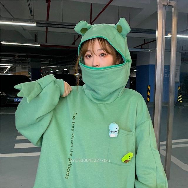 Unisex Frog Zipper Hoodie