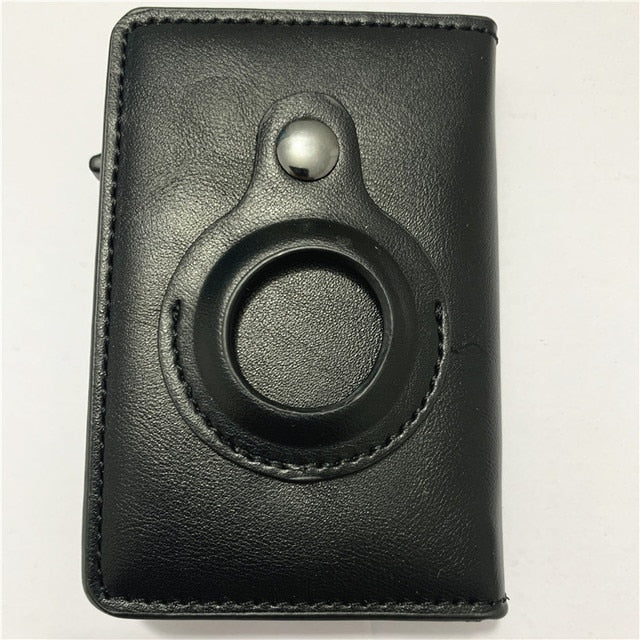 Magnetic Closure Wallet with AirTag Holder