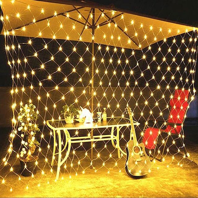 Solar Fairy Lights Net Mesh