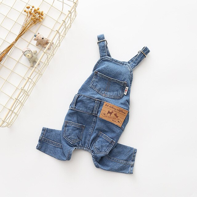 Blue Jean Overalls for Dogs