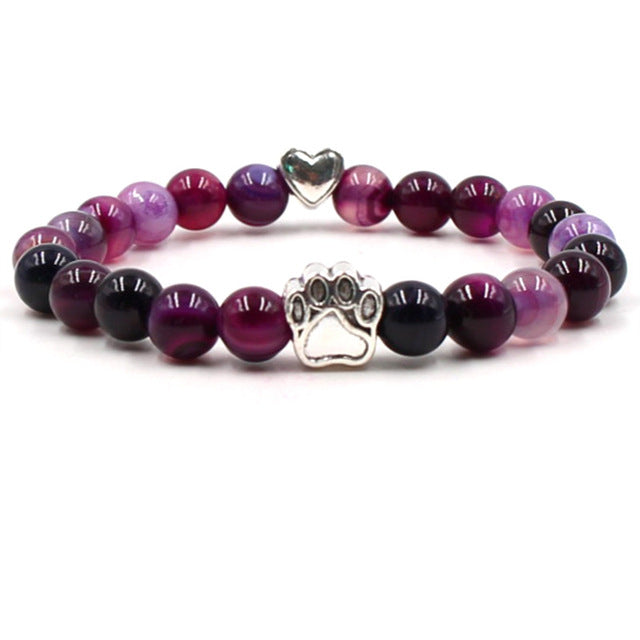 Footprint Stone Bracelets