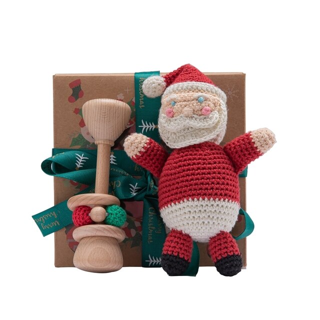 Crochet Christmas Rattles