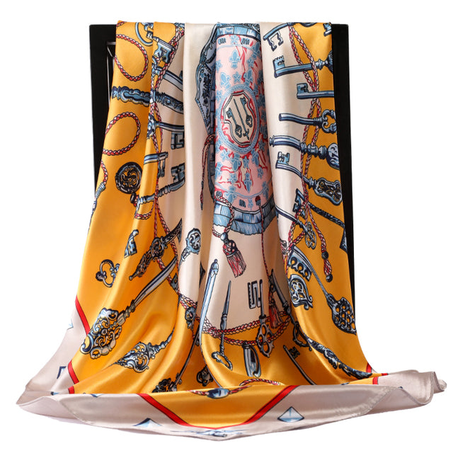 Women's Large Silk Scarf