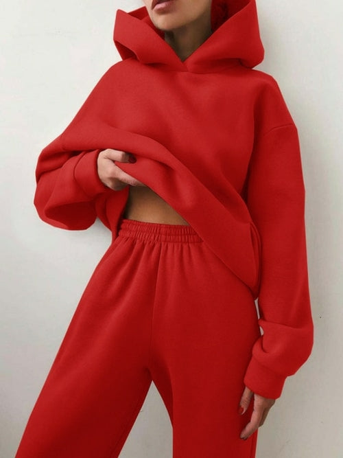 Essential Winter Hoodie Sweatsuit Set