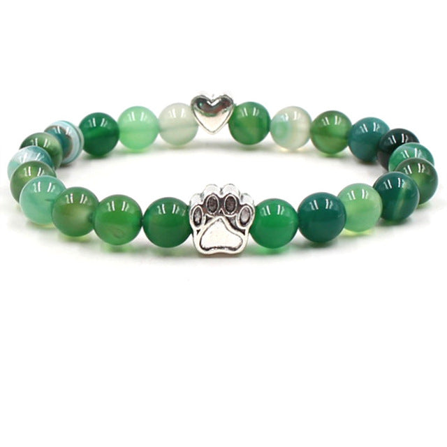 Footprint Stone Bracelets