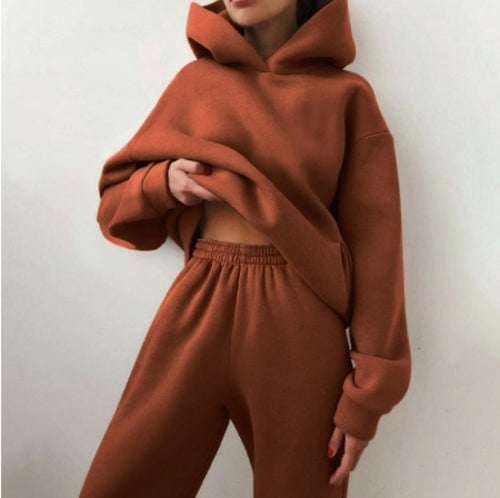 Essential Winter Hoodie Sweatsuit Set