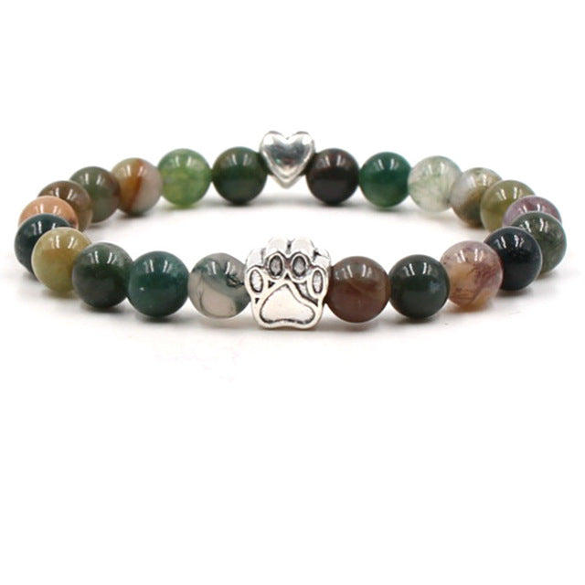 Footprint Stone Bracelets