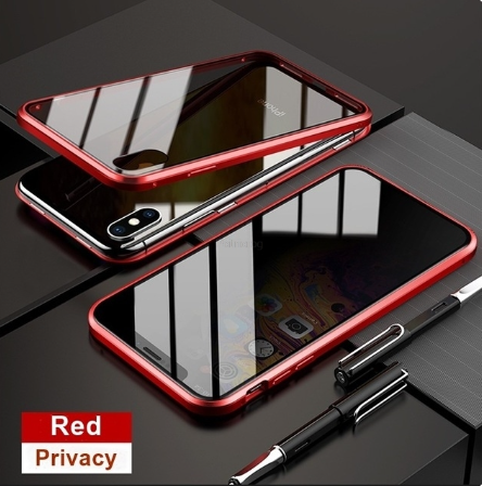 Magnetic Privacy Metal Case for iPhone