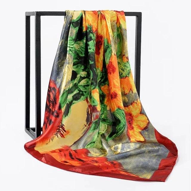 Women's Large Silk Scarf