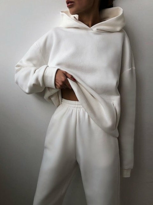 Essential Winter Hoodie Sweatsuit Set