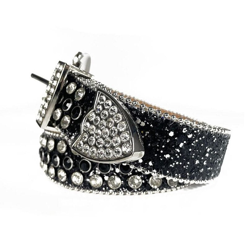 Rhinestone Studded Belt