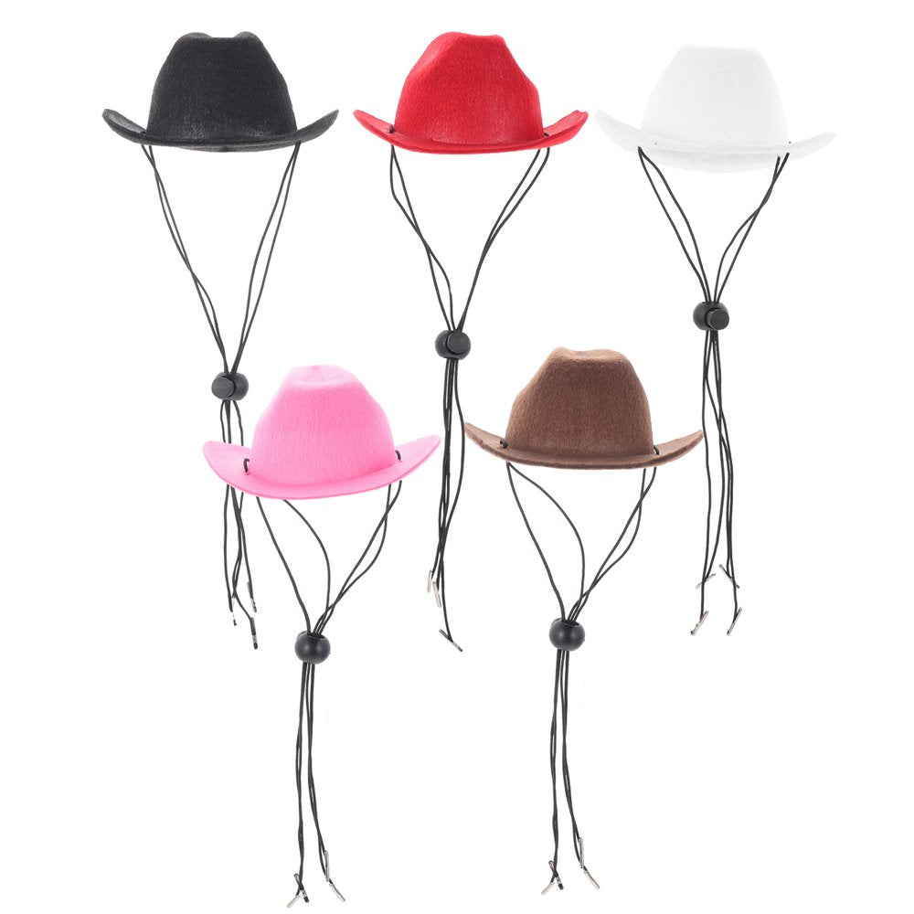 Cowboy Hats for Pets - Set of 5