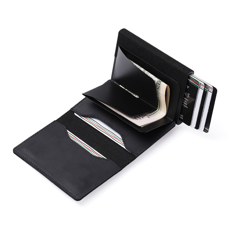 Magnetic Closure Wallet with AirTag Holder