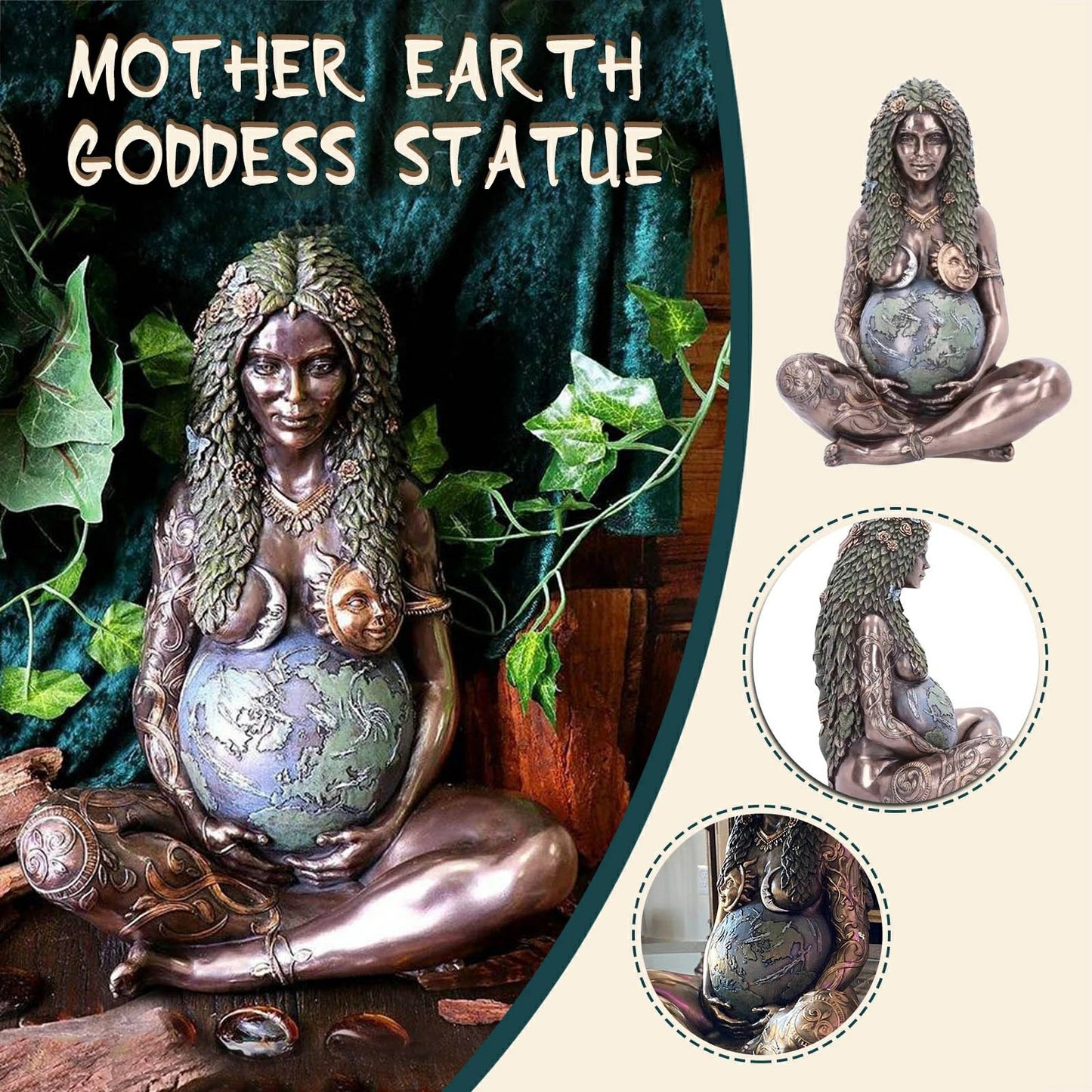 Mother Gaia Statue or Pendant