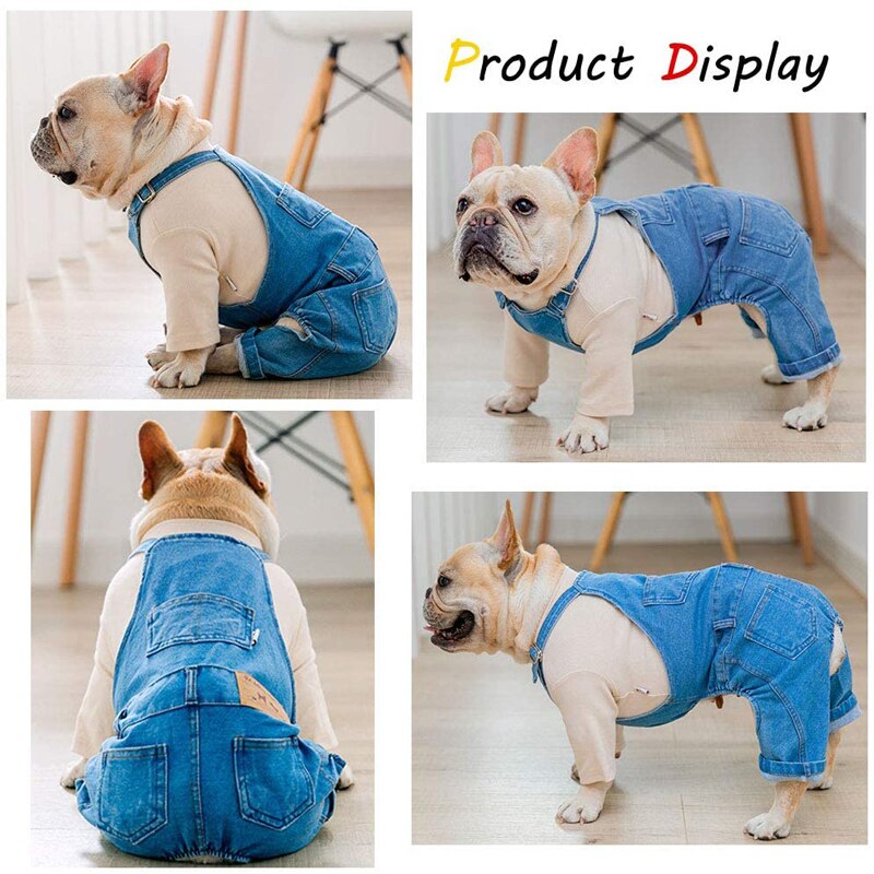 Blue Jean Overalls for Dogs