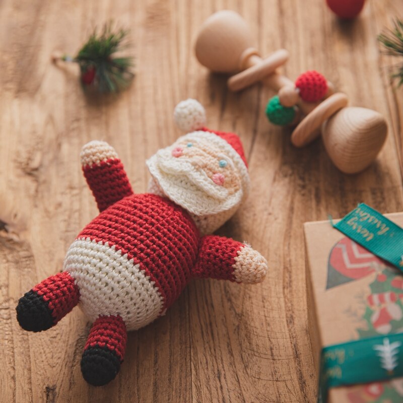 Crochet Christmas Rattles