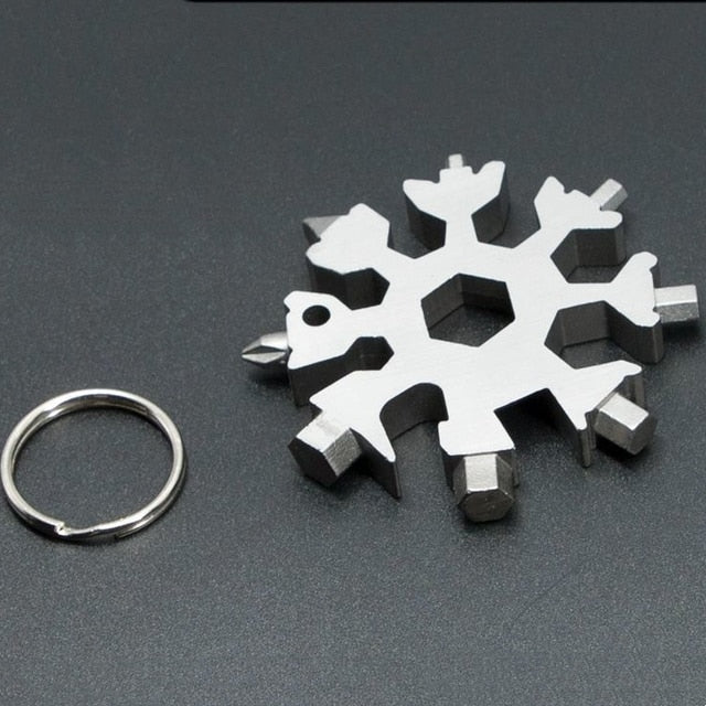 18-in-1 Stainless Steel Snowflakes Multi-tool