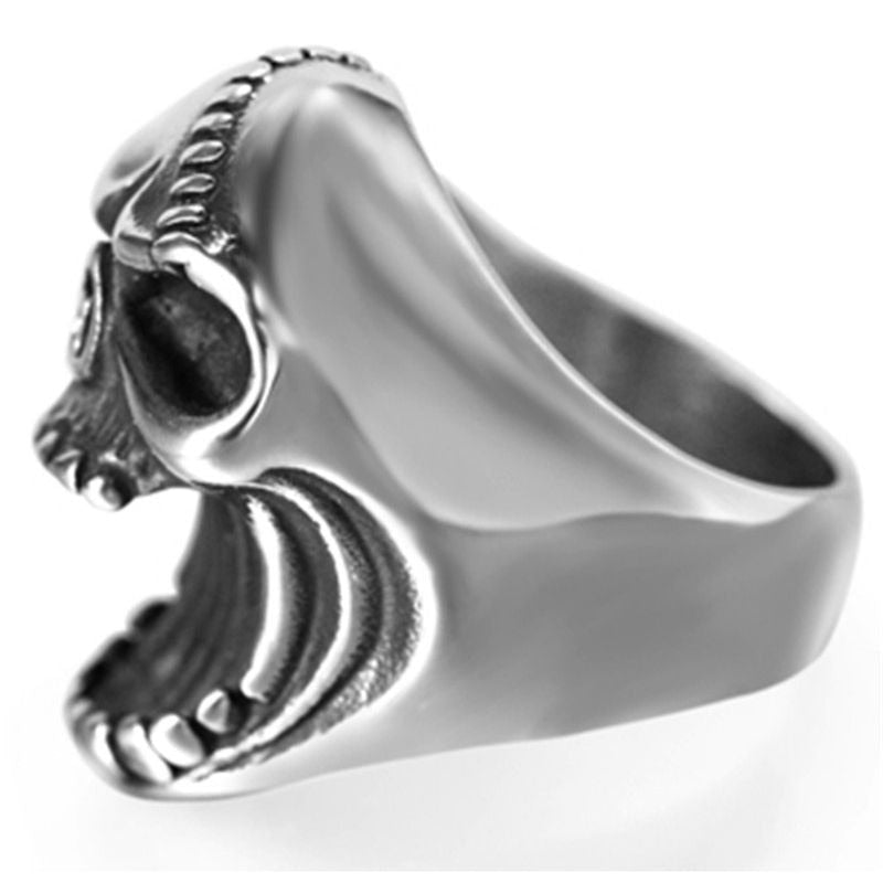 Punk Bottle Opener Skull Ring