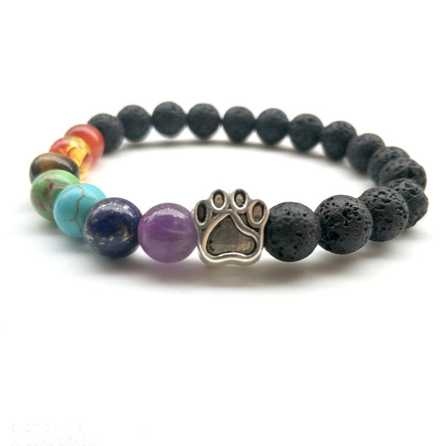 Footprint Stone Bracelets