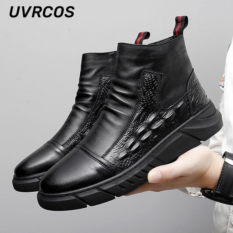 Thick-soled Men's High-top Shoes