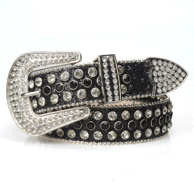 Rhinestone Studded Belt