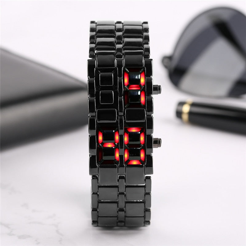 Lava LED Waterproof Watch