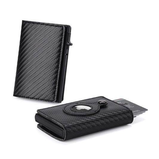 Magnetic Closure Wallet with AirTag Holder