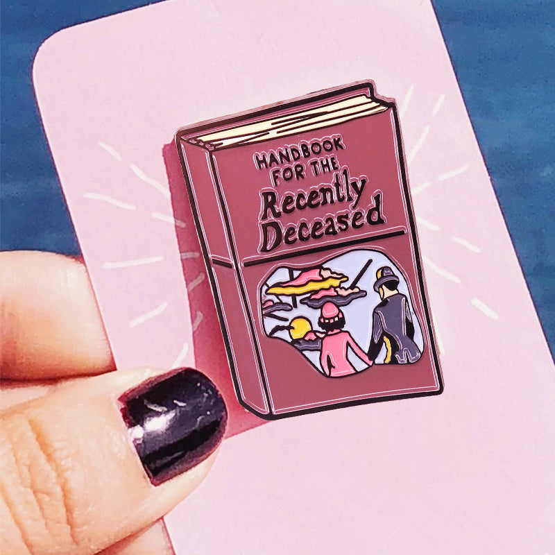 Beetlejuice Handbook Pin