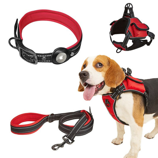 Airtag Pet Harness and  Vest Set