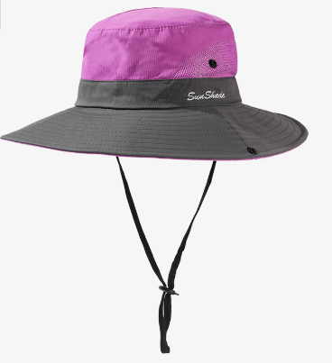 Wide Brim Summer Sun Hat with UV Protection