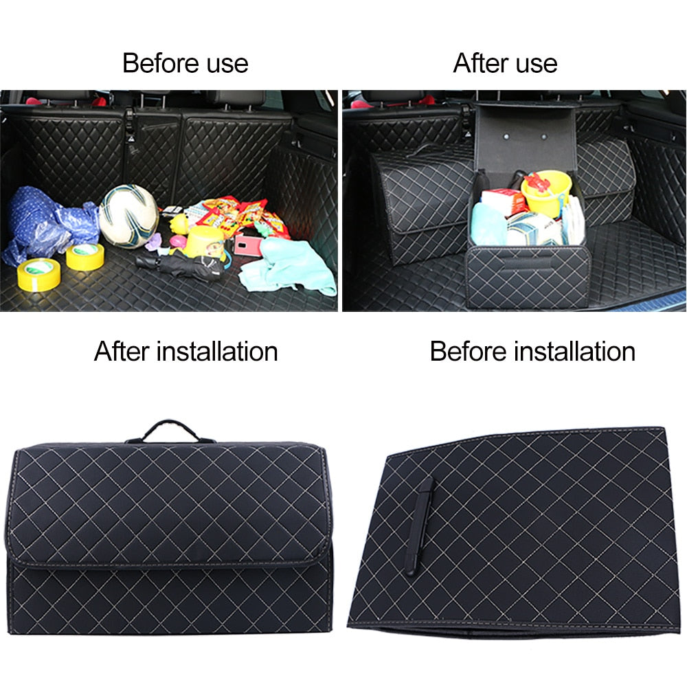 Car Trunk Organizer Storage Boxes