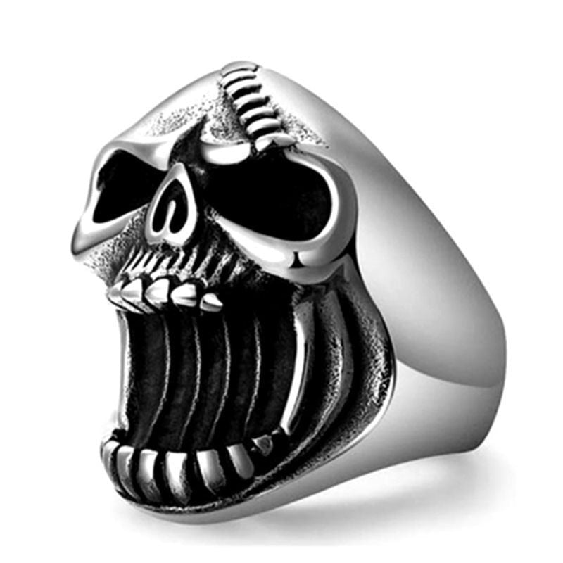 Punk Bottle Opener Skull Ring