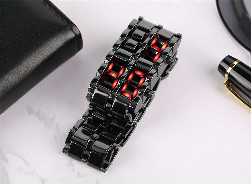 Lava LED Waterproof Watch