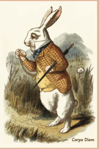 Carpe Diem: Rabbit with Pocket Watch notepad