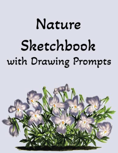 Sketchbook: Nature Sketchbook with Drawing Prompts