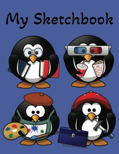 My Sketchbook: Four Penguins sketchbook