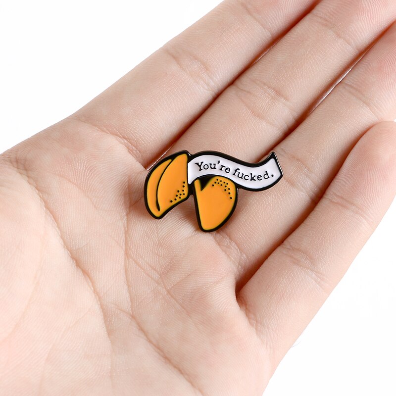 Lucky Fortune Cookie Pins