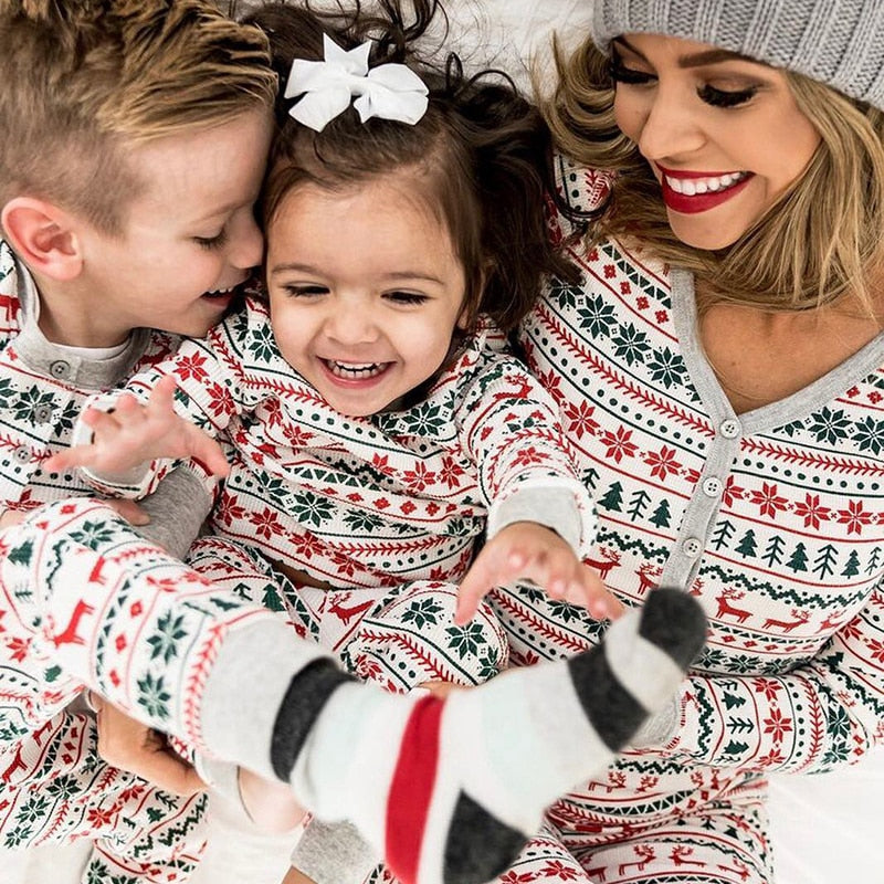 Family Matching Christmas Pajamas Set